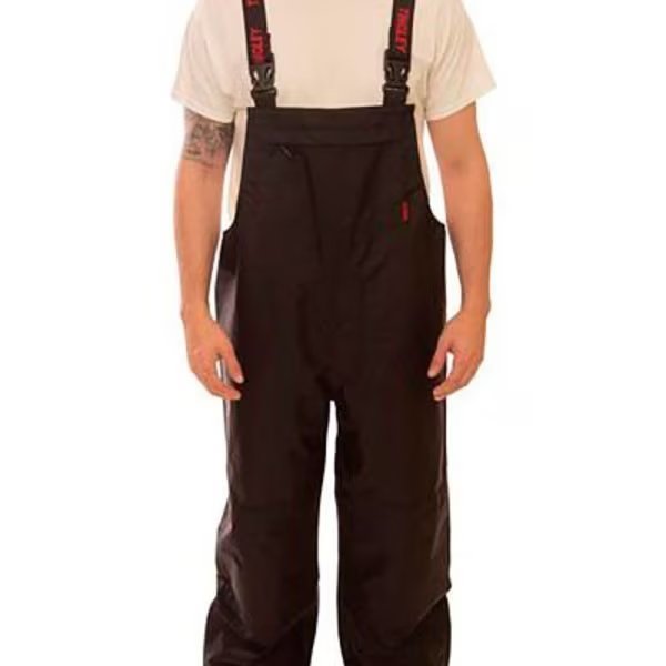 Icon„¢ Premium Overall, Black, Polyurethane On 300 Denier Woven Polyester, 3XL, Tingley, Mfr#: O24113.3X